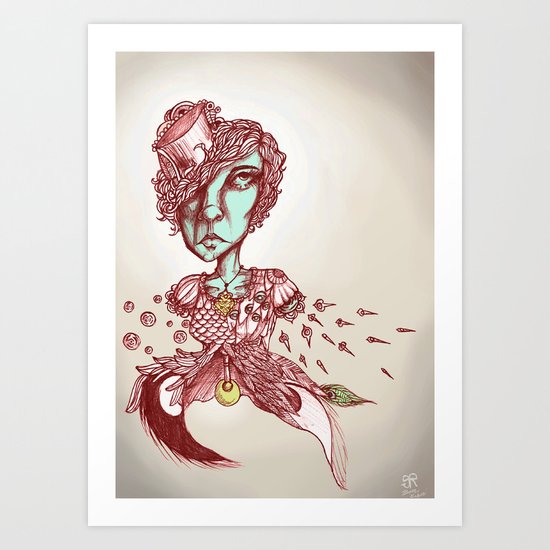 Painted on Both Sides Art Print
