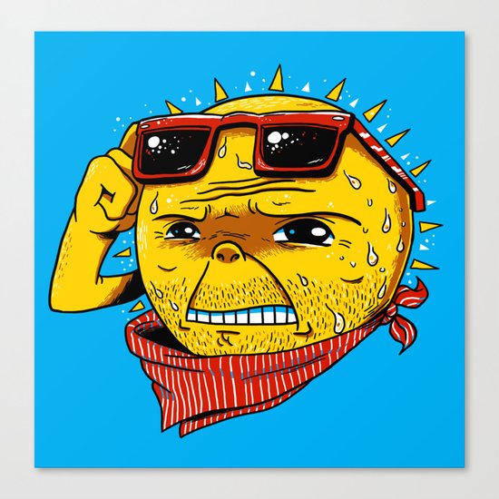 Damn, It's Hot Canvas Print