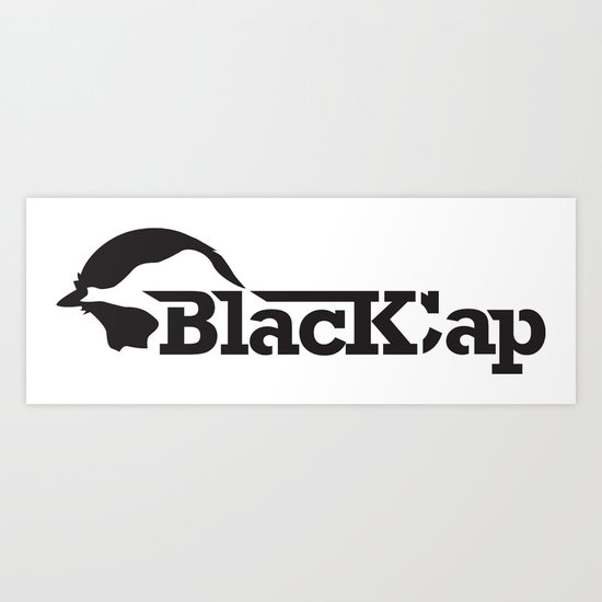 Black Cap Art Print