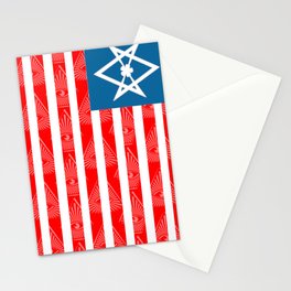 Evil Eye - Flag. Stationery Cards