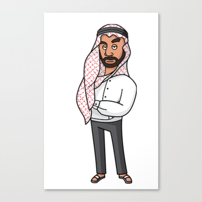 Muslim Man Canvas Print