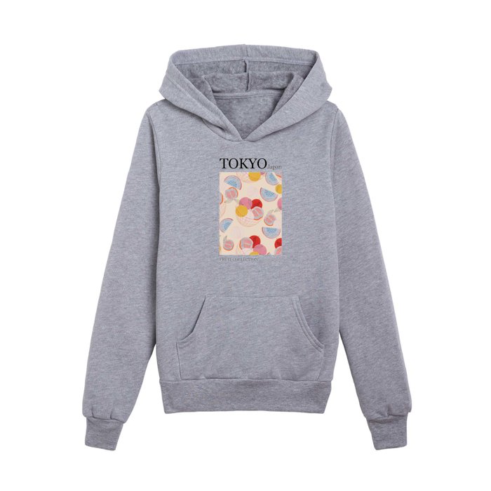 Tokyo japan fruit collection I Kids Pullover Hoodie