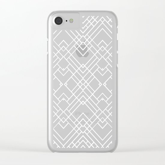 Map 1920's Clear iPhone Case