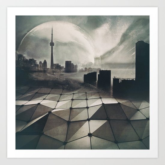 Outside the Bubble Art Print