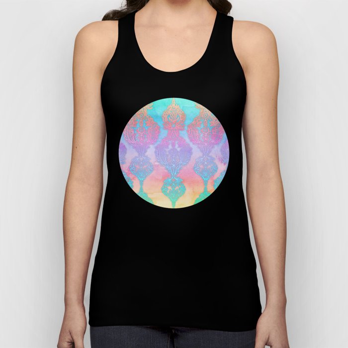 The Ups and Downs of Rainbow Doodles Tank Top