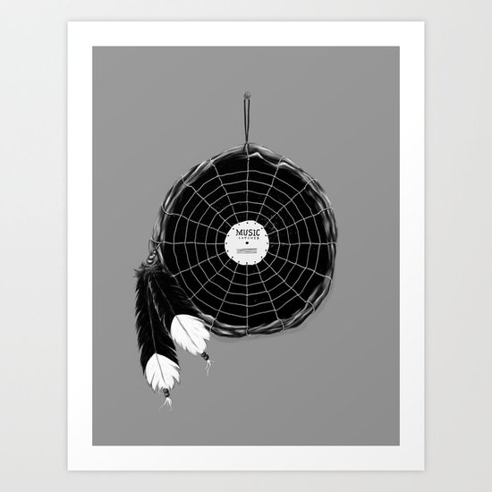 Music Catcher Art Print