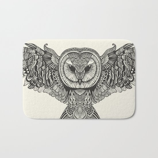 Barn Owl Bath Mat