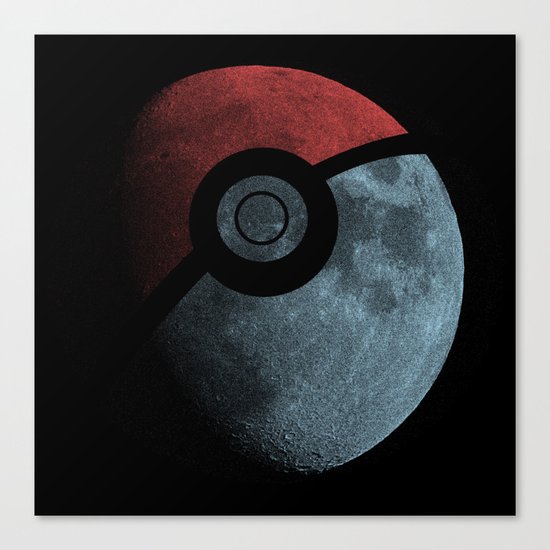Poke Moon Canvas Print