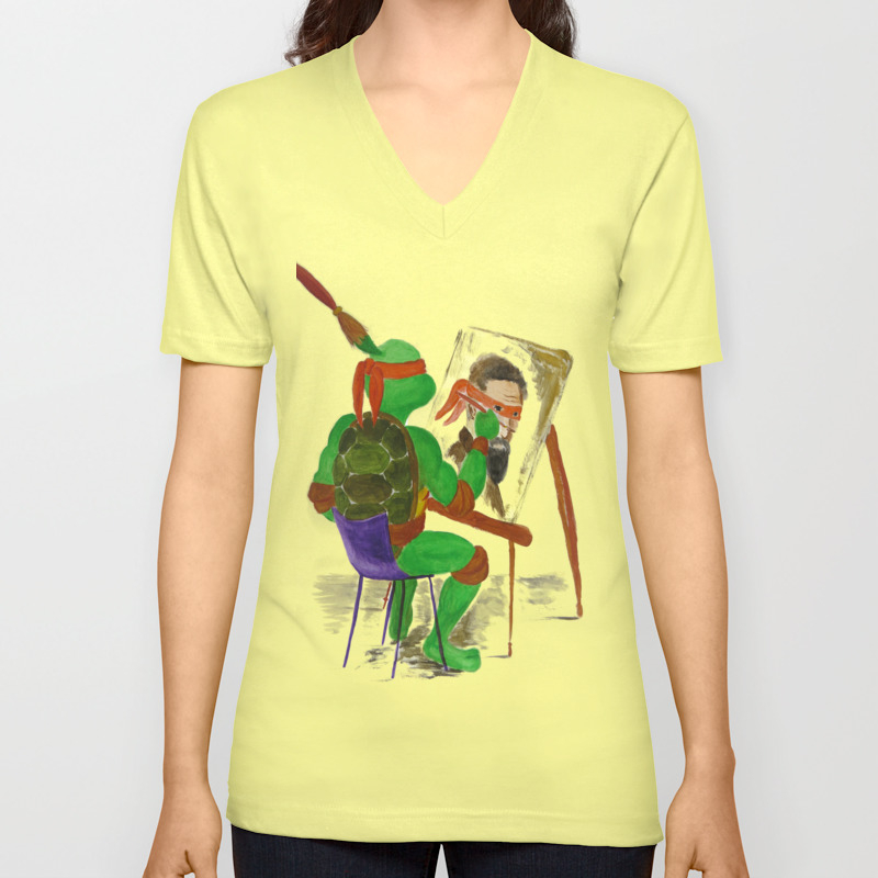 Michelangelo The Ninja Turtle Painting Michelangelo The Artist