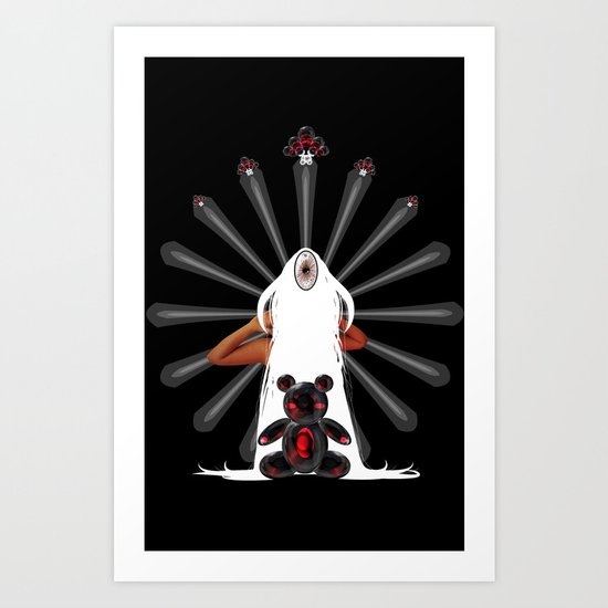 Teddy Dimension Art Print
