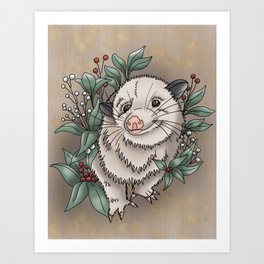 Possum Love Art Print