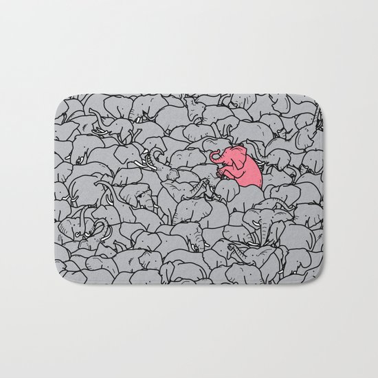 Word 2 the Herd v1 Bath Mat