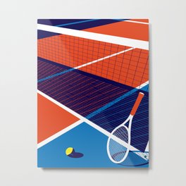 Tennis Metal Print