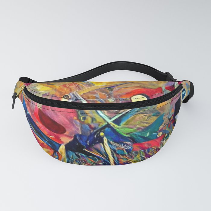 Geometric Composition Fanny Pack