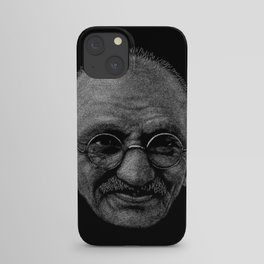 Gandhi - Point Art iPhone Case