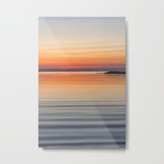 Ripples sea and sky Metal Print