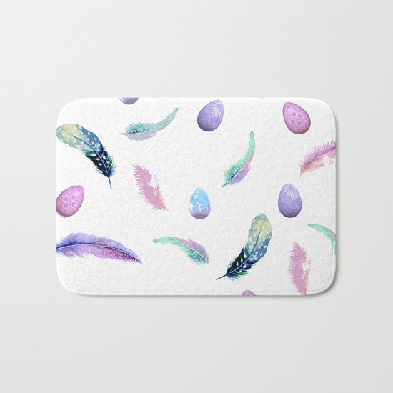 Feathers & Eggs Bath Mat