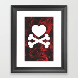 Love is Poison Framed Art Print