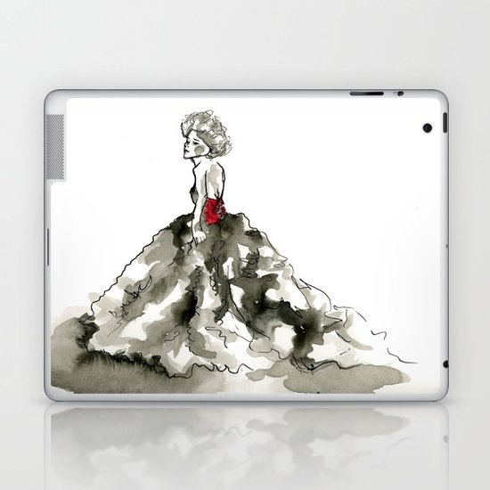Lady in Red Laptop & iPad Skin