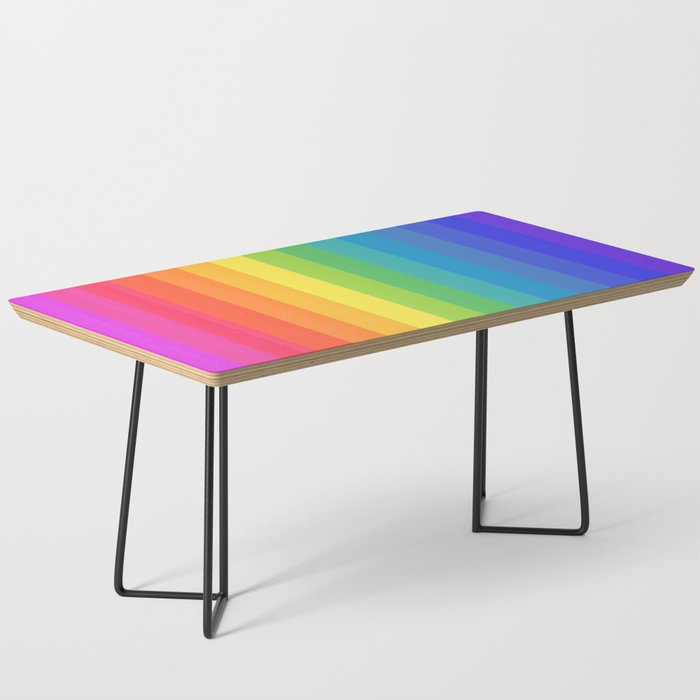 Solid Rainbow Coffee Table