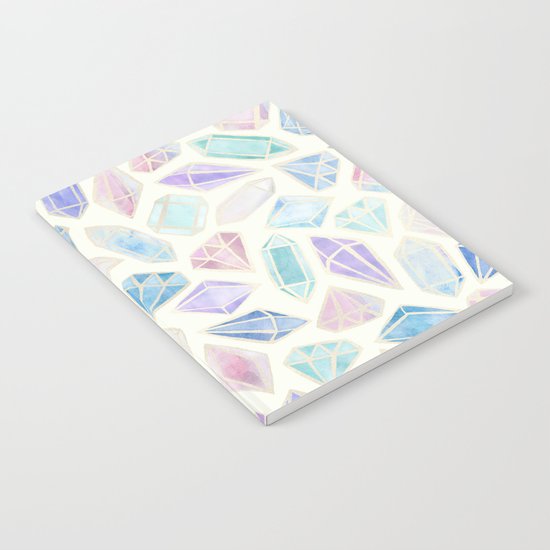 Pastel Watercolor Gems Notebook