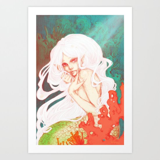 Albino Art Print