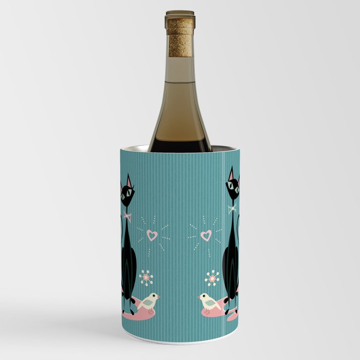 Vintage Kitty Love ©studioxtine Wine Chiller
