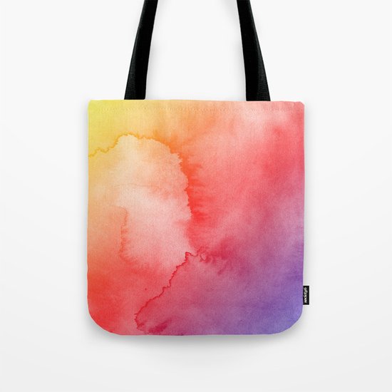 Watercolor Gradient Tote Bag