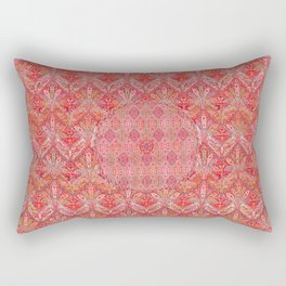 Kashmir North Indian Moon Shawl Print Rectangular Pillow