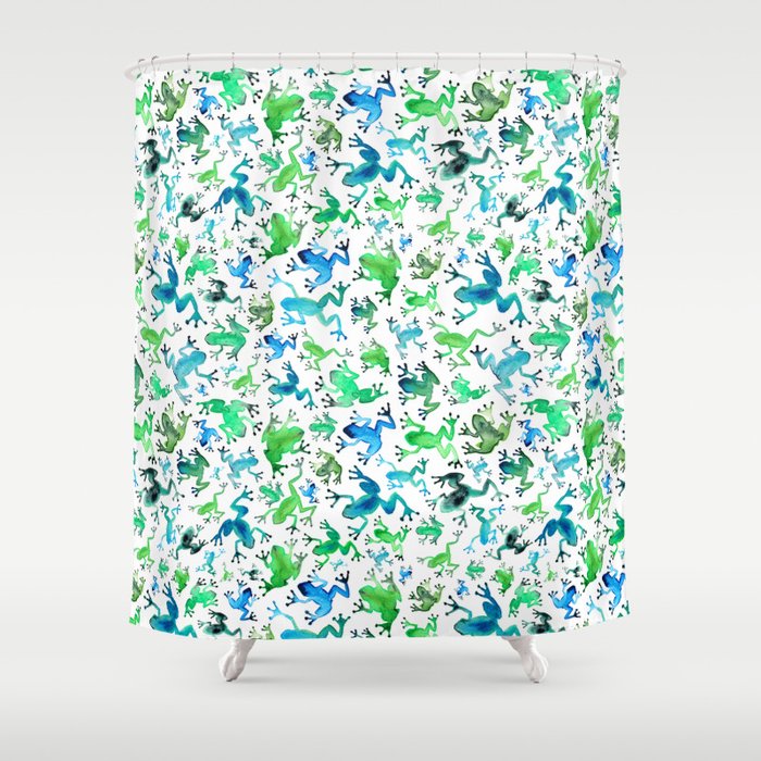 Tree Frogs Shower Curtain