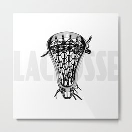 Lacrosse Negative Metal Print | Graphicdesign, Lacrosse, Lax, Yougotthat, Mmdg 