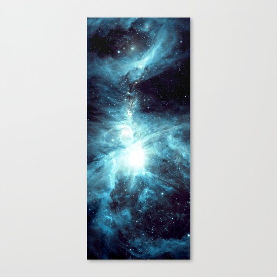 Orion Nebula Teal Canvas Print