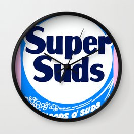 Super Suds Box of Laundry Detergent Wall Clock