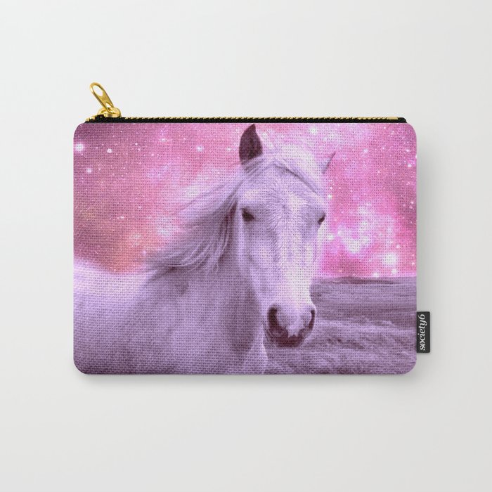 Pink Horse Celestial Dreams Carry-All Pouch