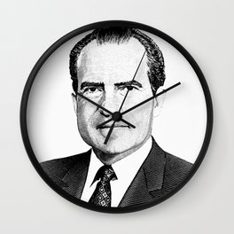 President Richard Nixon Graphic Wall Clock