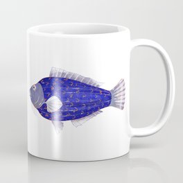 Encounter between two bass-fish Coffee Mug