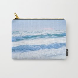 Rolling Tide // A Modern Artsy Style Graphic Photography of White Blue Green Washed Out Waves Carry-All Pouch | Tropical Ocean Beach, Seafoam Pastel, California Vsco Deco, Trendy Room Decor, College Dorm Living, Photo For Bathroom, Cool Travel Photos, Aesthetic Artwork, Hawaii Australia Sun, Girls And Guys Art 