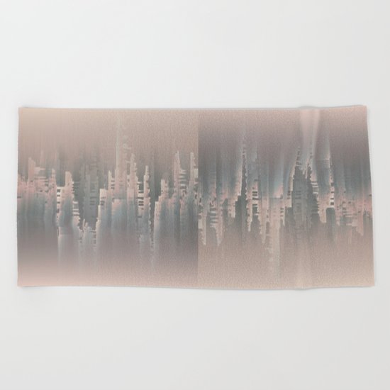 Reversible Space A+B Beach Towel