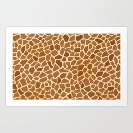 Giraffe Animal Print Art Print
