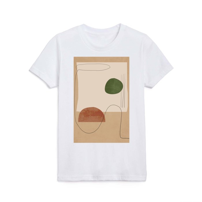 Minimal Abstract Art 05 Kids T Shirt