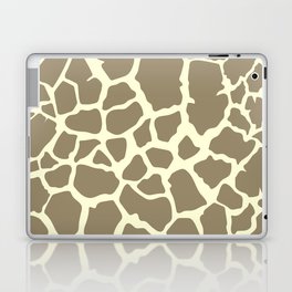 Brown Giraffe Print Laptop Skin