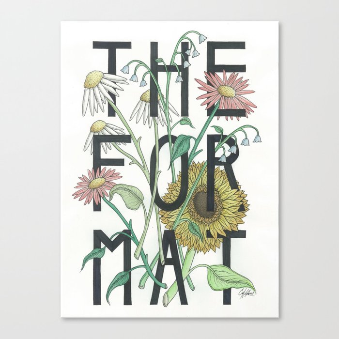 The Format Band Poster Canvas Print