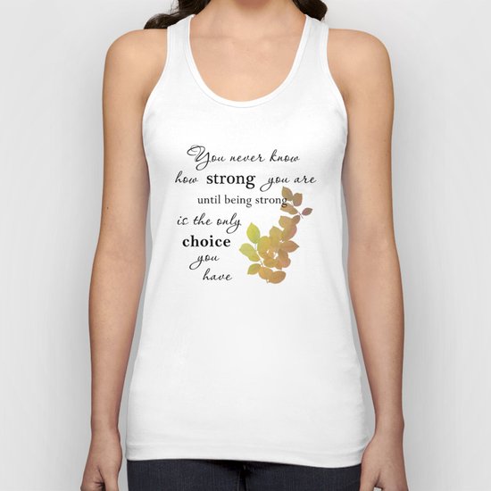 You are Strong Unisex Tank Top