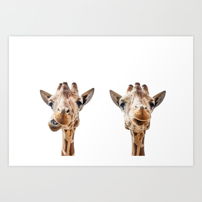 Safari Animals Poster - Animal prints for nursery