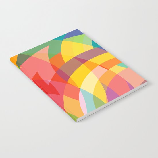 circle colour fields Notebook