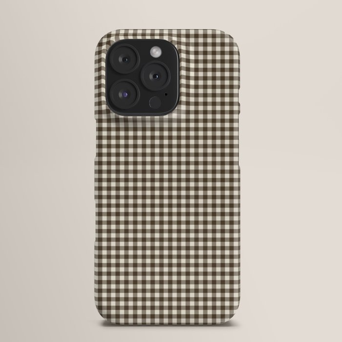 brown gingham