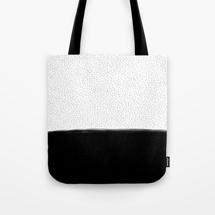 Dots and Black II Tote Bag