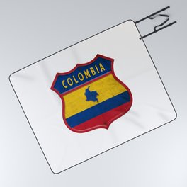 Columbia coat of arms design Picnic Blanket