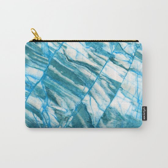 Blue marble Carry-All Pouch