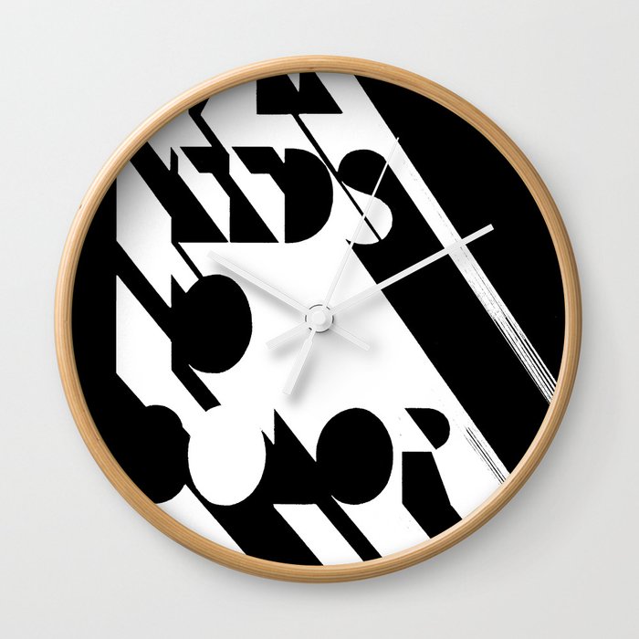 Style Needs No Color Wall Clock
